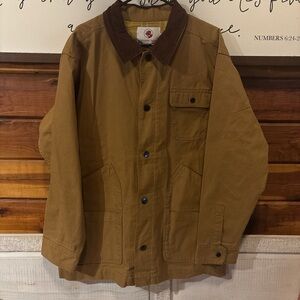 Southern Proper Tan Field Jacket with Brown Collar